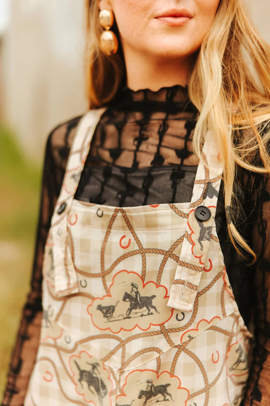REATA ROMPER *GINGHAM