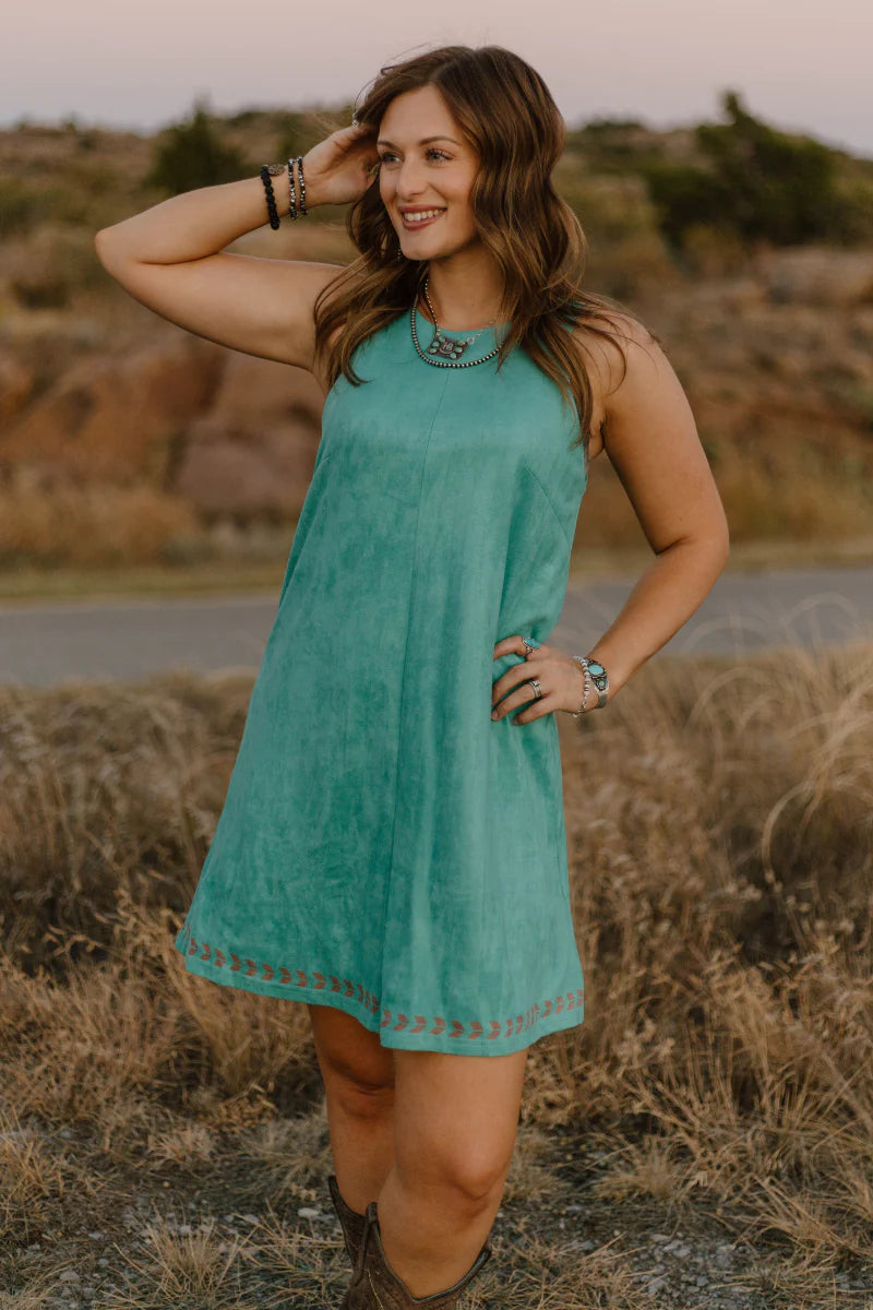 TURQUOISE TRAILS DRESS