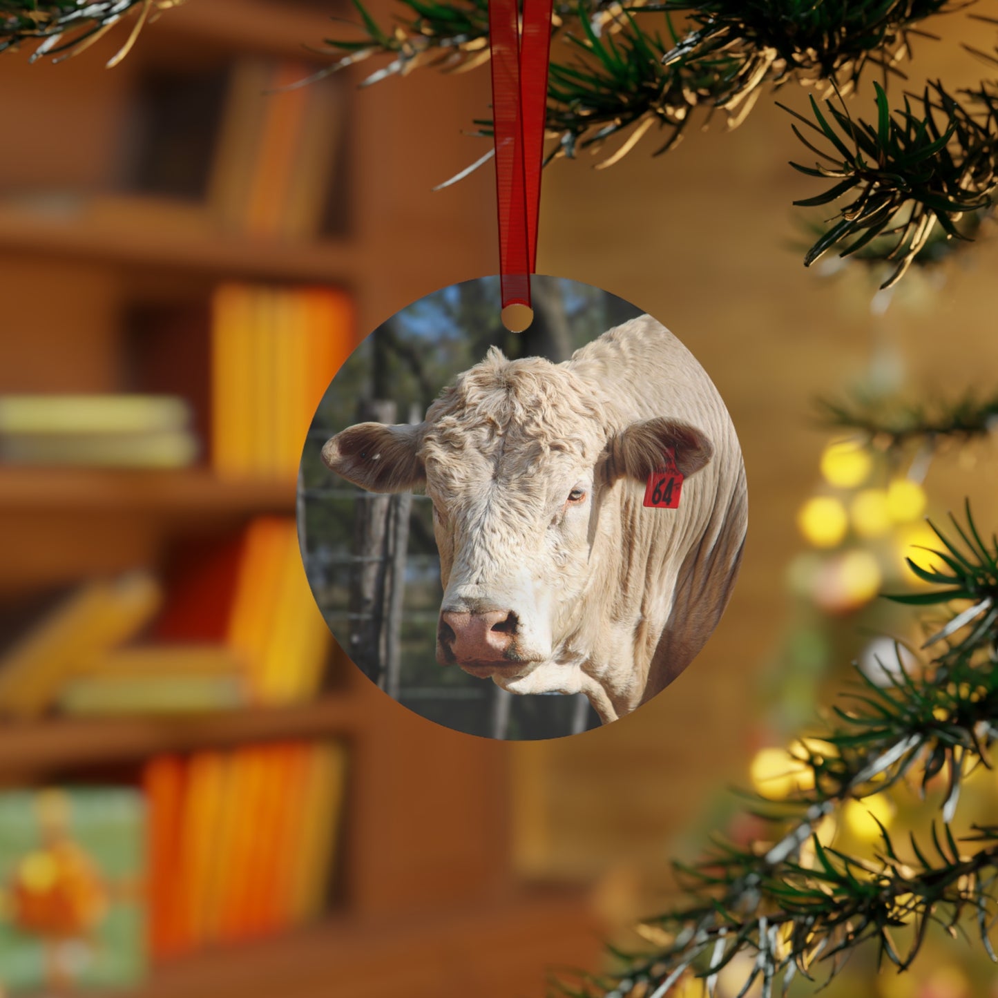 Mooey Christmas Ornament