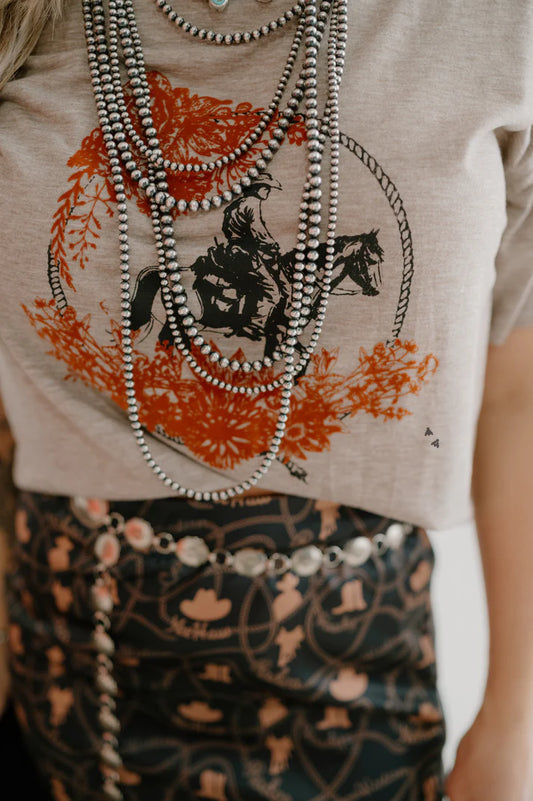 WESTERN BLOOMS TEE