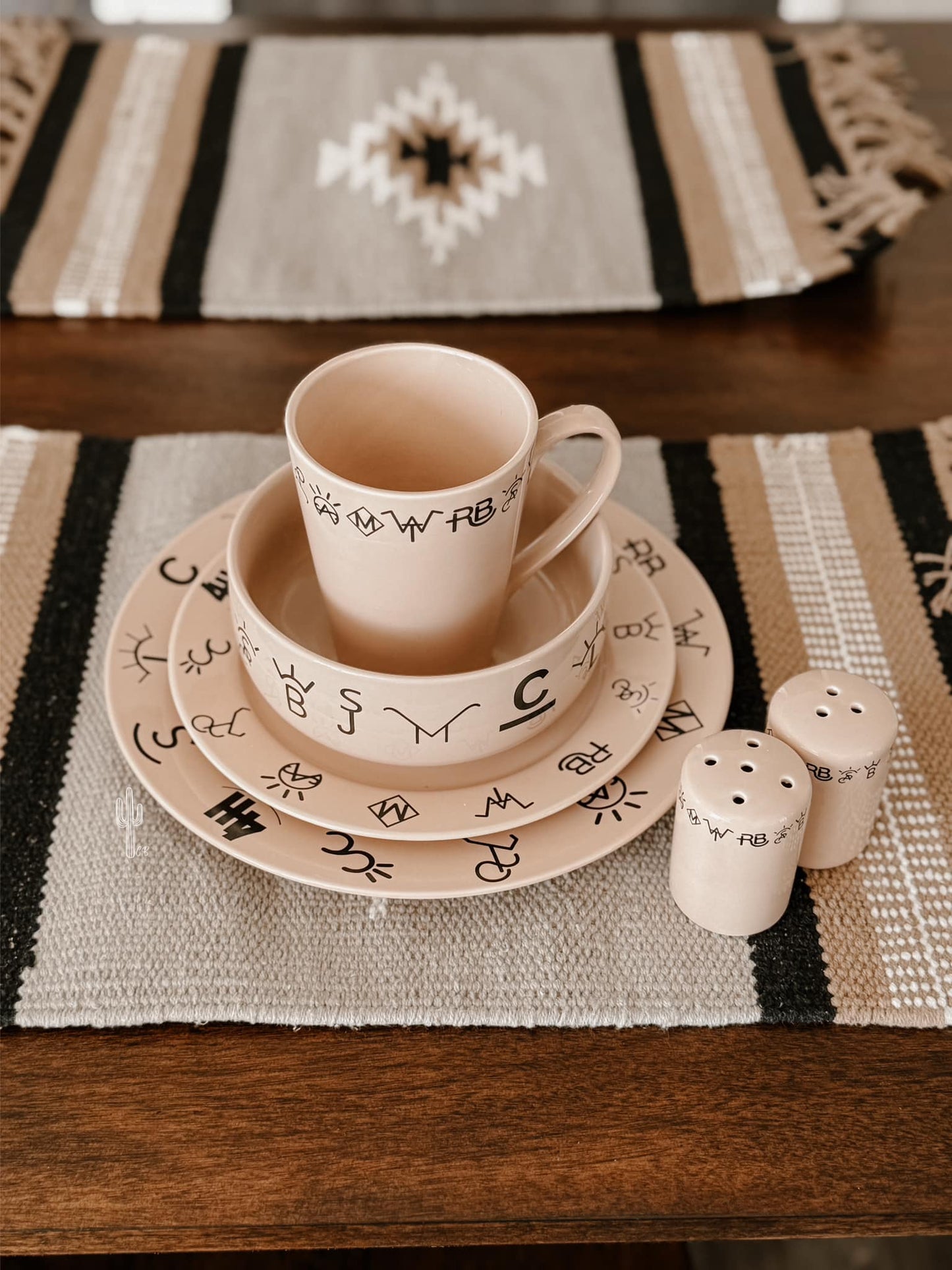 BRANDED DINNERWARE SET (only 1 set available)