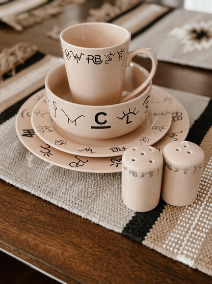 BRANDED DINNERWARE SET (only 1 set available)