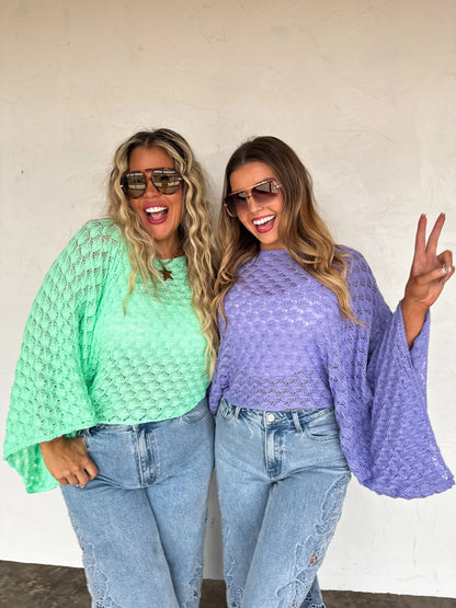 PREORDER- SPRING FREE SPIRIT BELL SLEEVE TOP