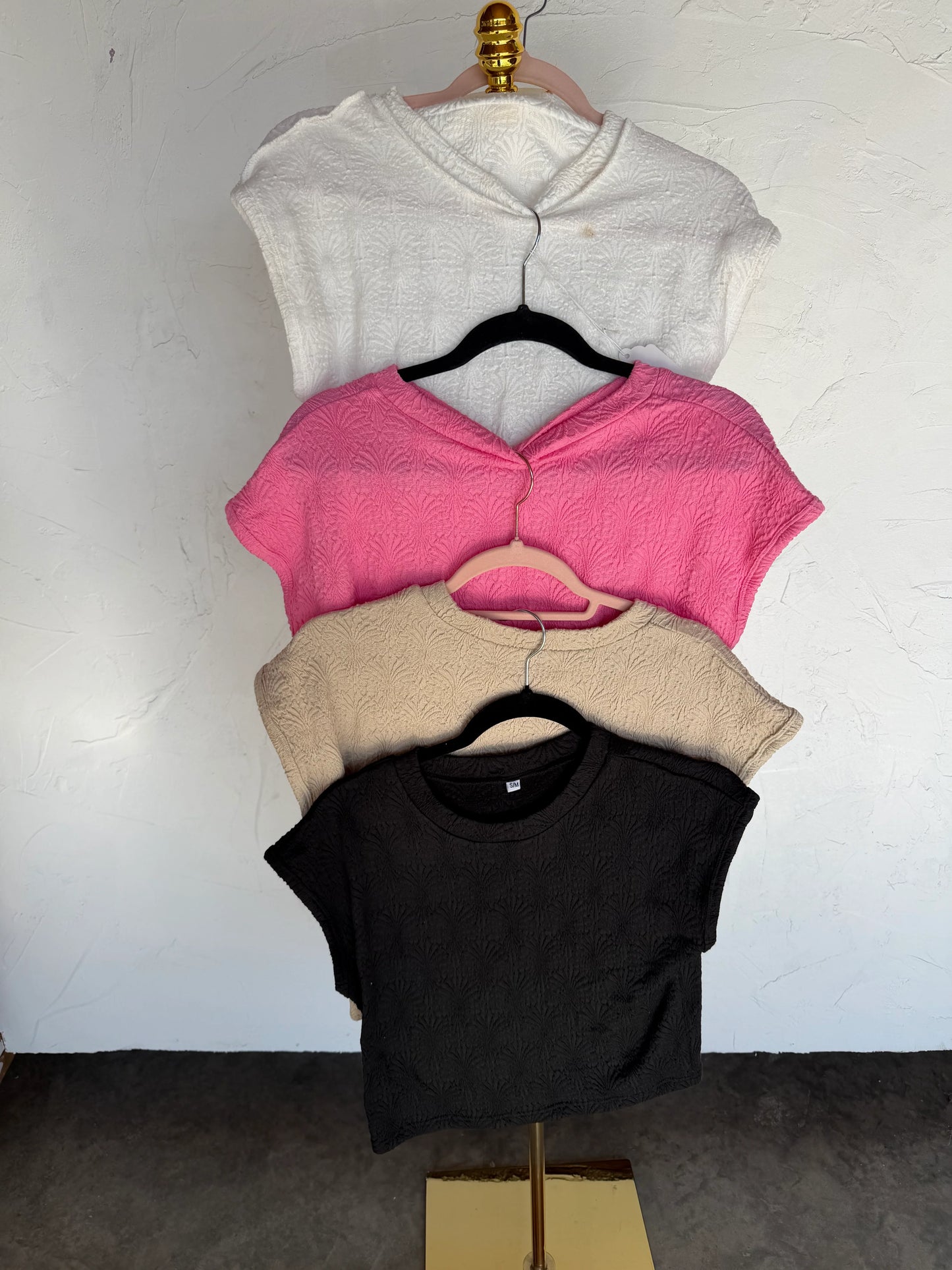 PREORDER- HARLEY CAP SLEEVE BASIC TOP