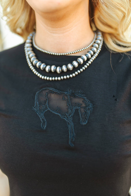 BUCK OUT CUT OUT TEE