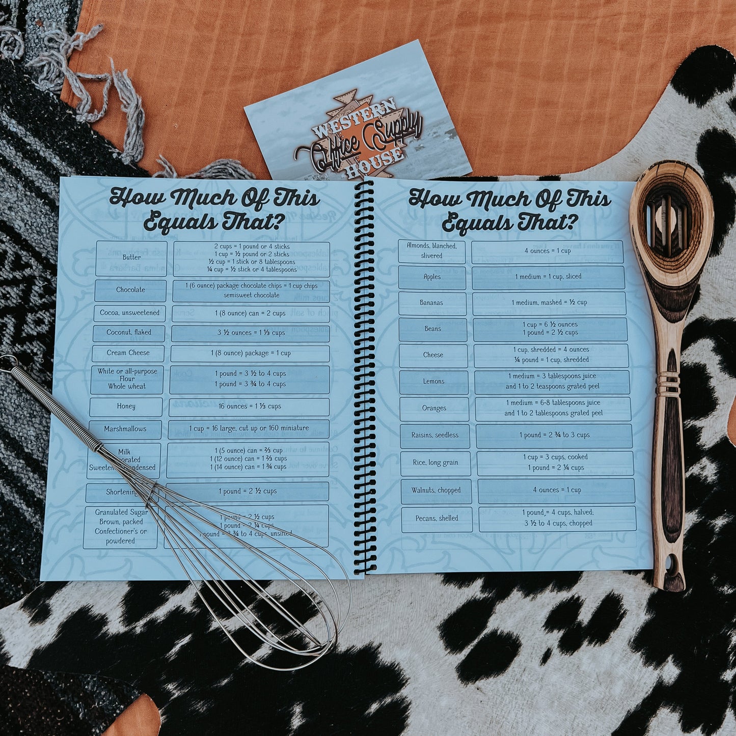 Recipe Book - Cowhide