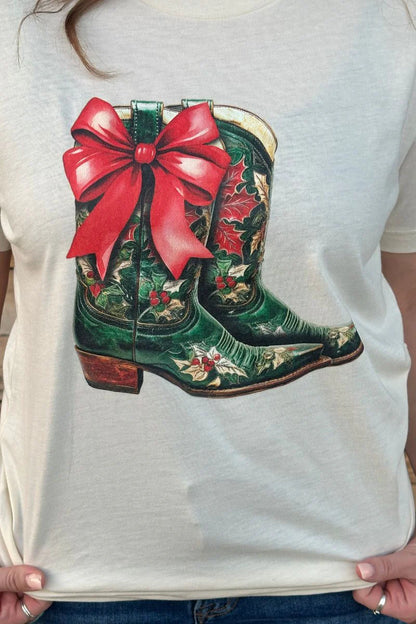 ALL I WANT FOR CHRISTMAS IS BOOTS TEE