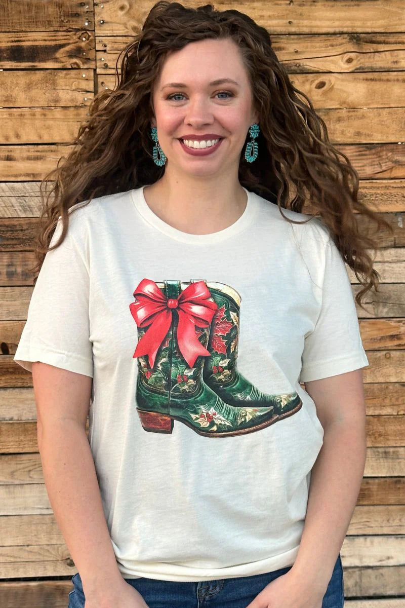 ALL I WANT FOR CHRISTMAS IS BOOTS TEE