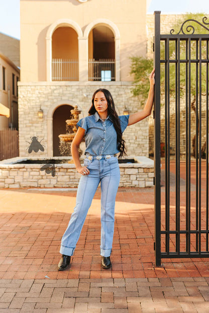 LINE DRIVES JEANS *LIGHT WASH