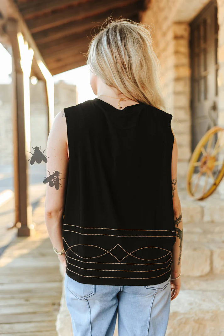 RODEO STITCH TOP