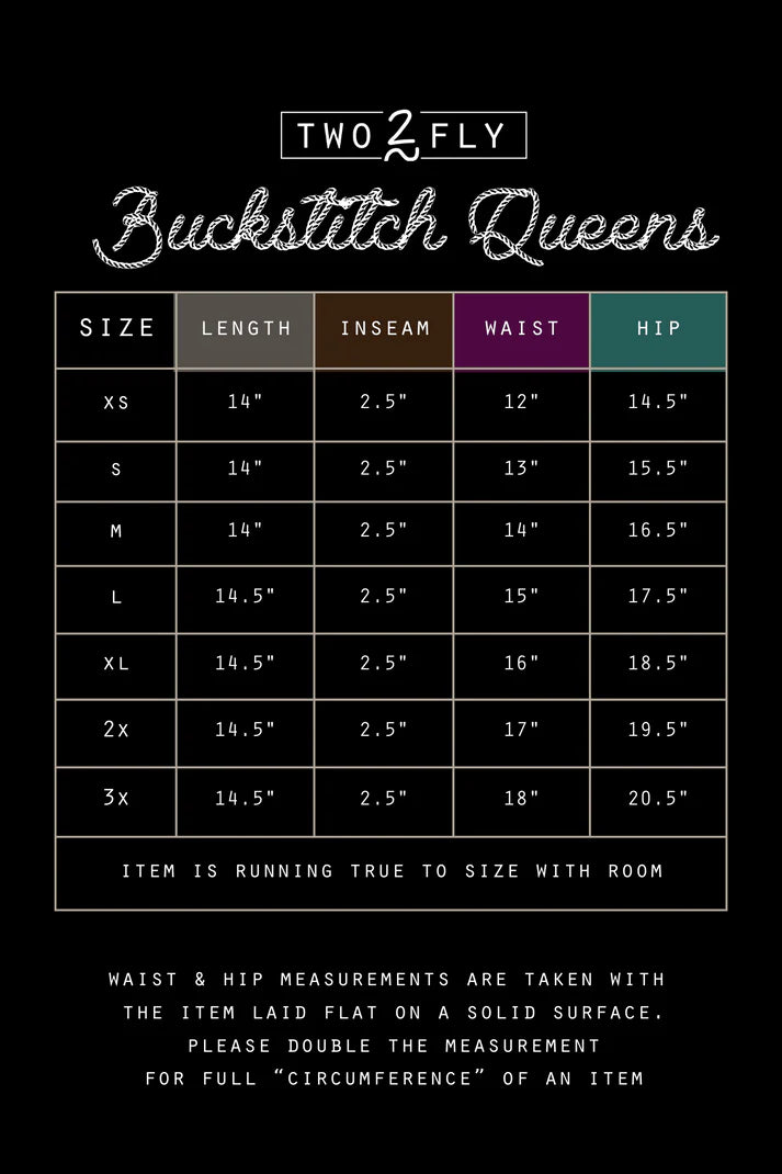 Buckstitch Queen Shorts