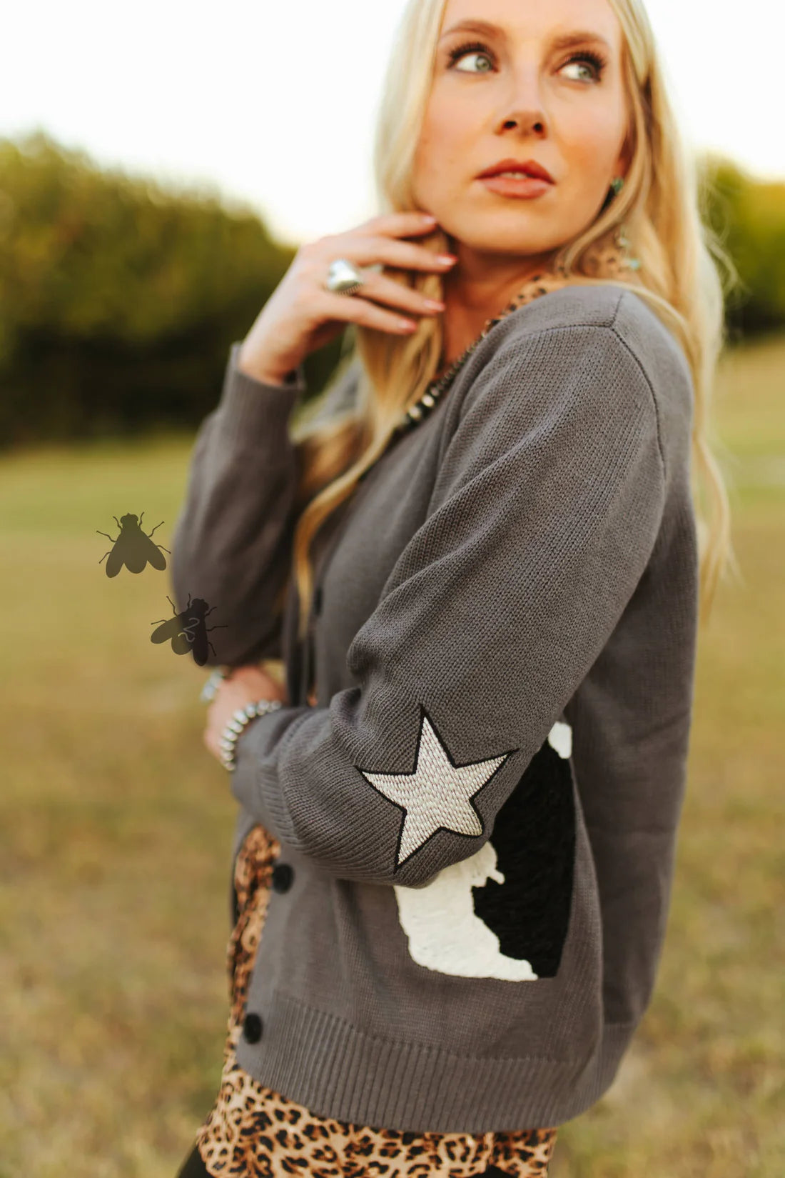 CATTLE CARDI *BLK BALDY