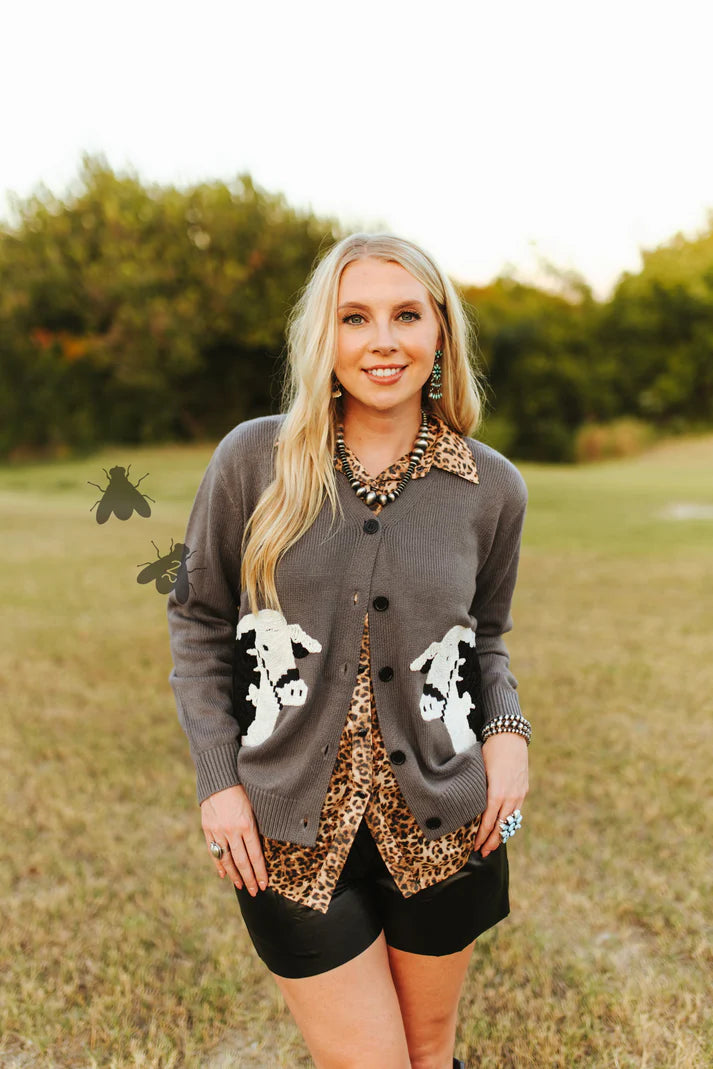 CATTLE CARDI *BLK BALDY