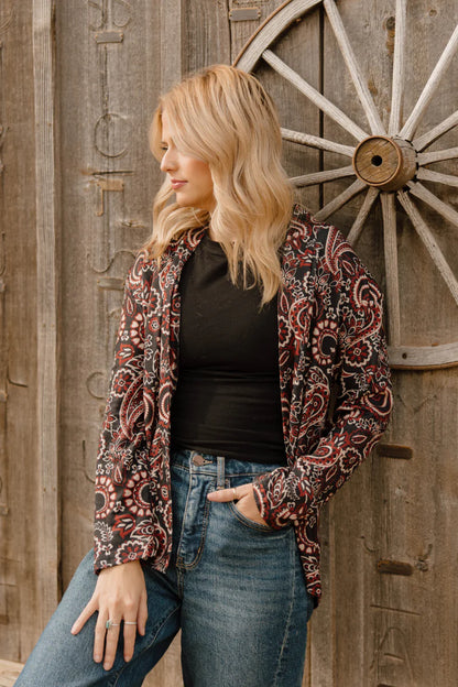 DESERT DAHLIA CARDIGAN