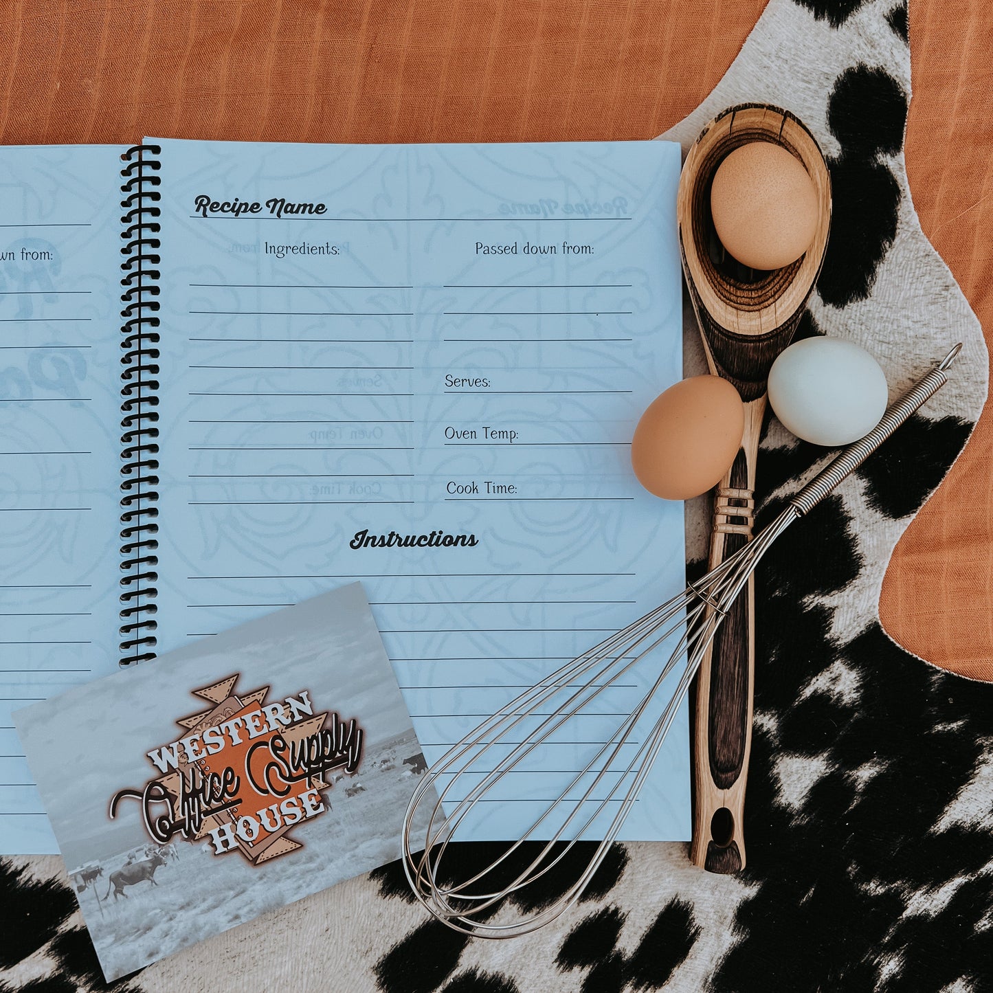 Recipe Book - Cowhide