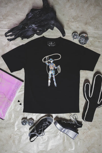 HOLOGRAPHIC ROPER SHIRT