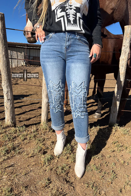 ANNIE AZTEC JEANS