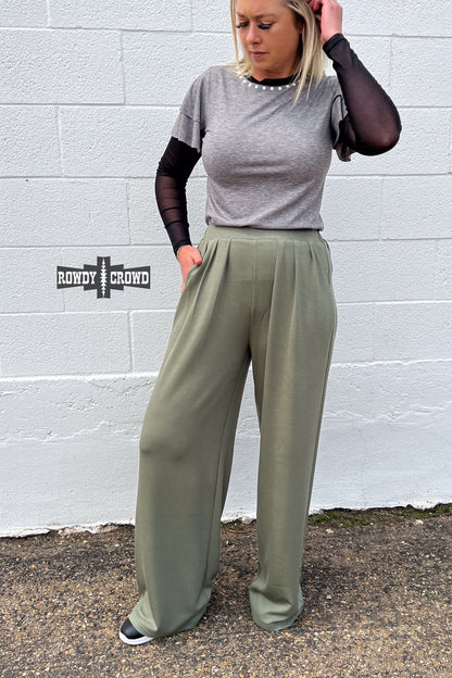 Texline Olive Trousers