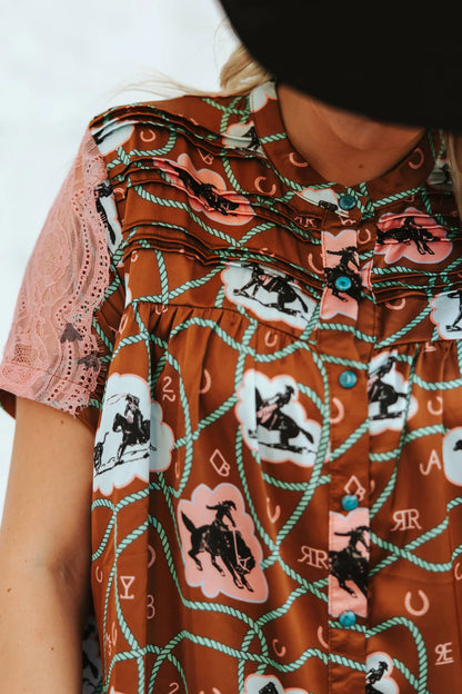 BLUSHIN BRONCO DRESS/KIMONO