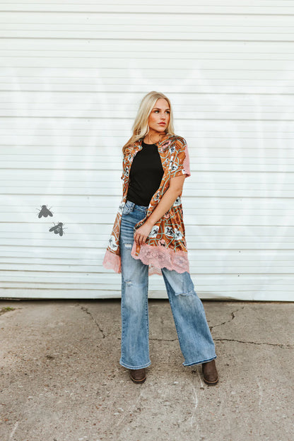 BLUSHIN BRONCO DRESS/KIMONO