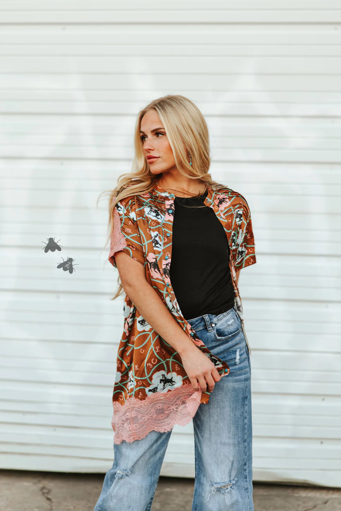BLUSHIN BRONCO DRESS/KIMONO