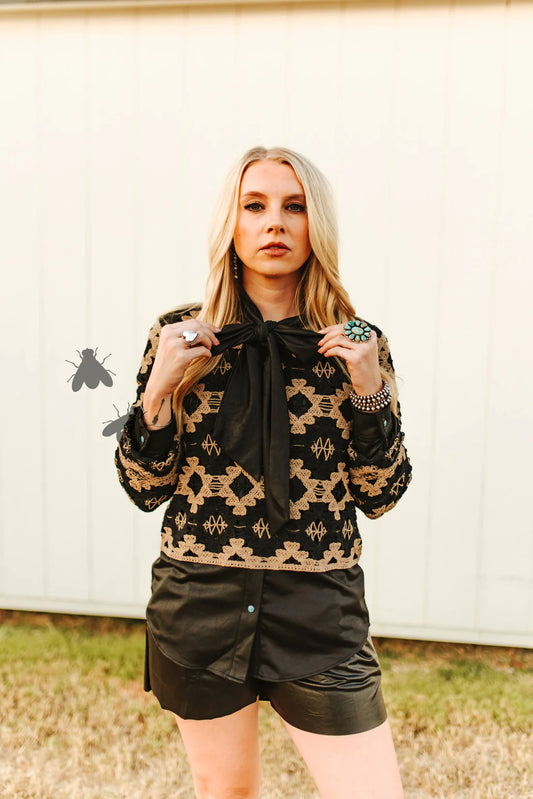 DESERT STITCH TOP