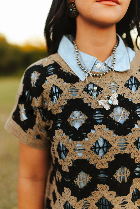 WILD WEST WEAVES TOP