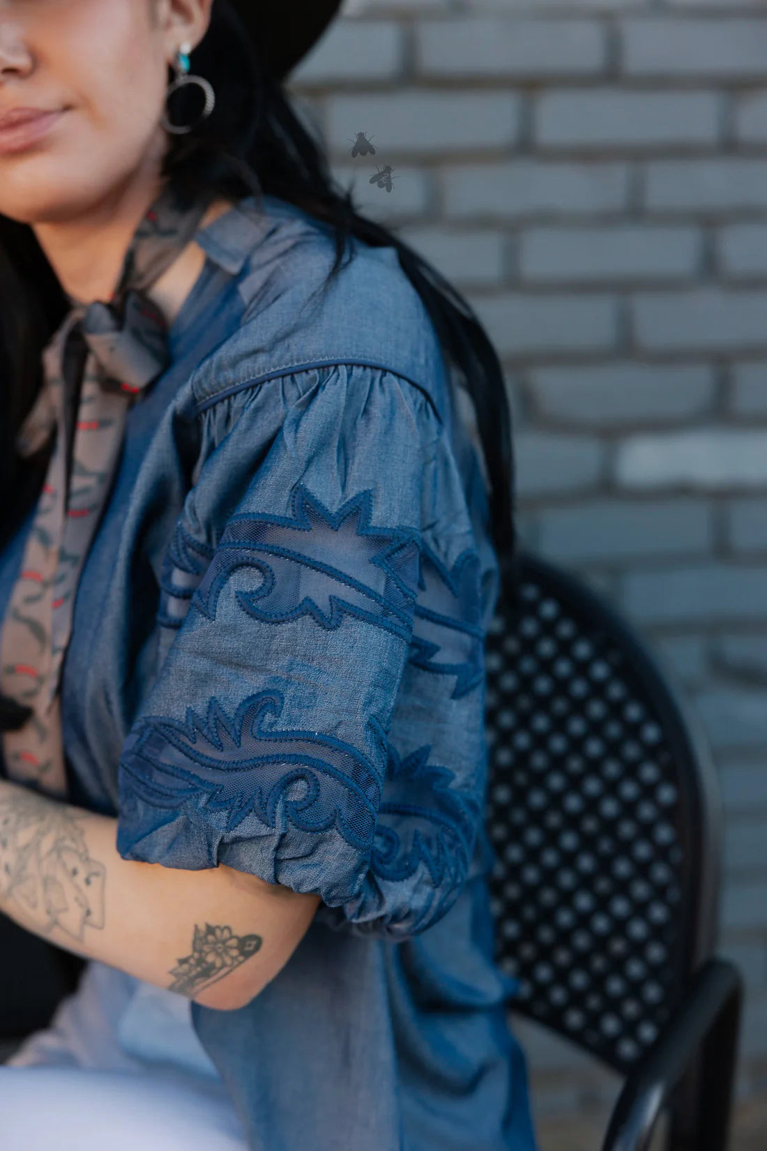 SWEETWATER STITCH *DENIM TOP