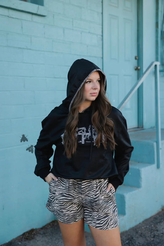 LEATHER OR NOT HOODIE