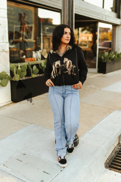 THE RANCHITA ZIP HOODIE *MIDNIGHT