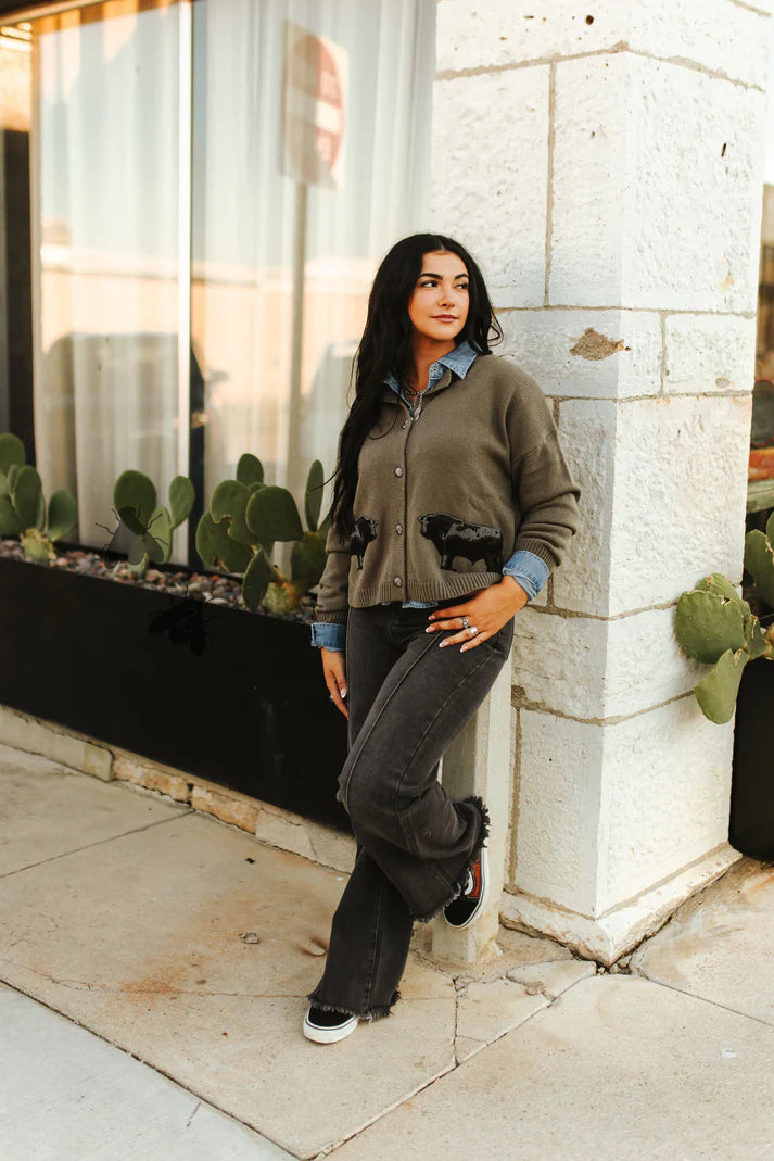 RANCH ROYALTY SWEATER *ANGUS