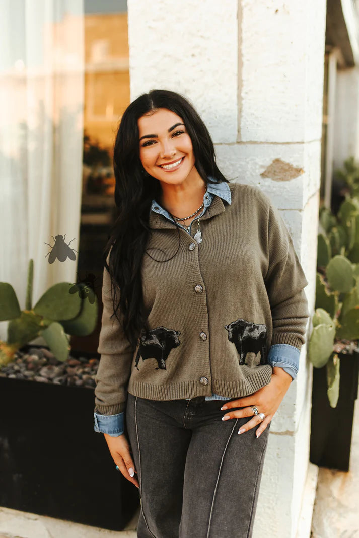 RANCH ROYALTY SWEATER *ANGUS