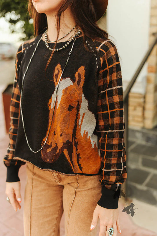 SIDE PONY SWEATER