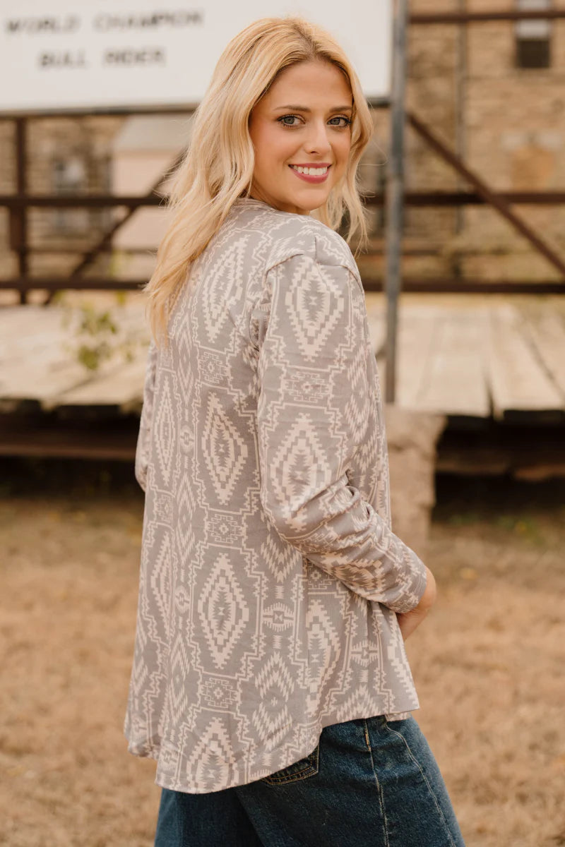 SMOKE OVER SAND CARDIGAN