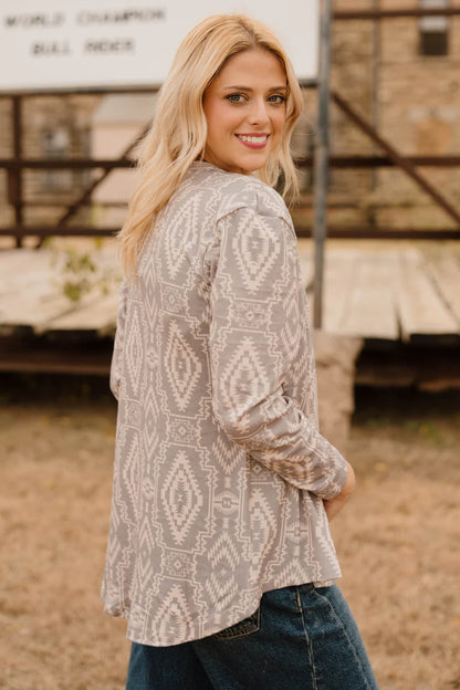 SMOKE OVER SAND CARDIGAN