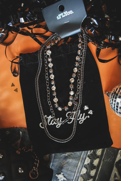 TOO FLY 4 U *MIDNIGHT RIDER NECKLACE