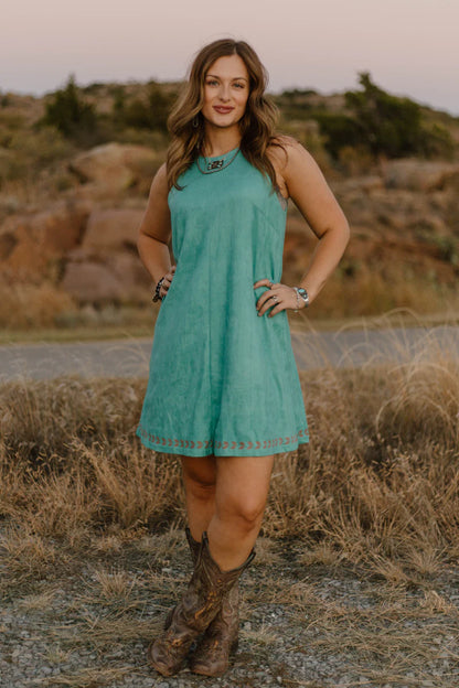 TURQUOISE TRAILS DRESS
