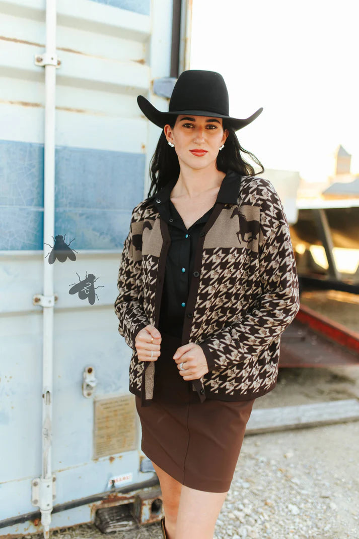 UPTOWN PONY CARDI