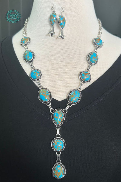 TURQUOISE COUNTRY Necklace & Earings (SOLD SEPERATE)