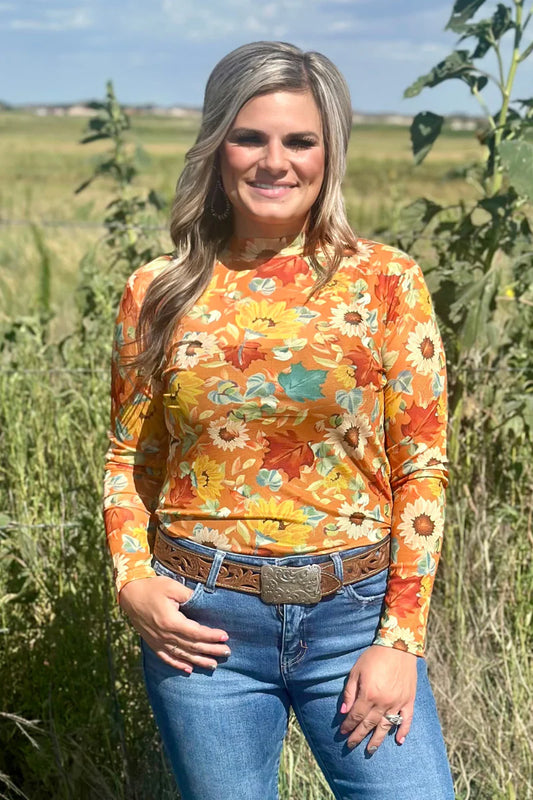 BLISSFULLY BLESSED MESH TOP