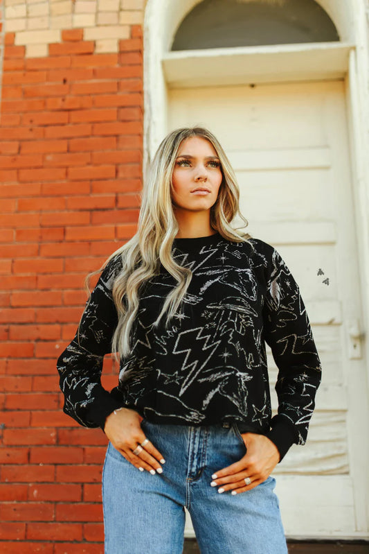 MARFA LIGHTS SWEATER