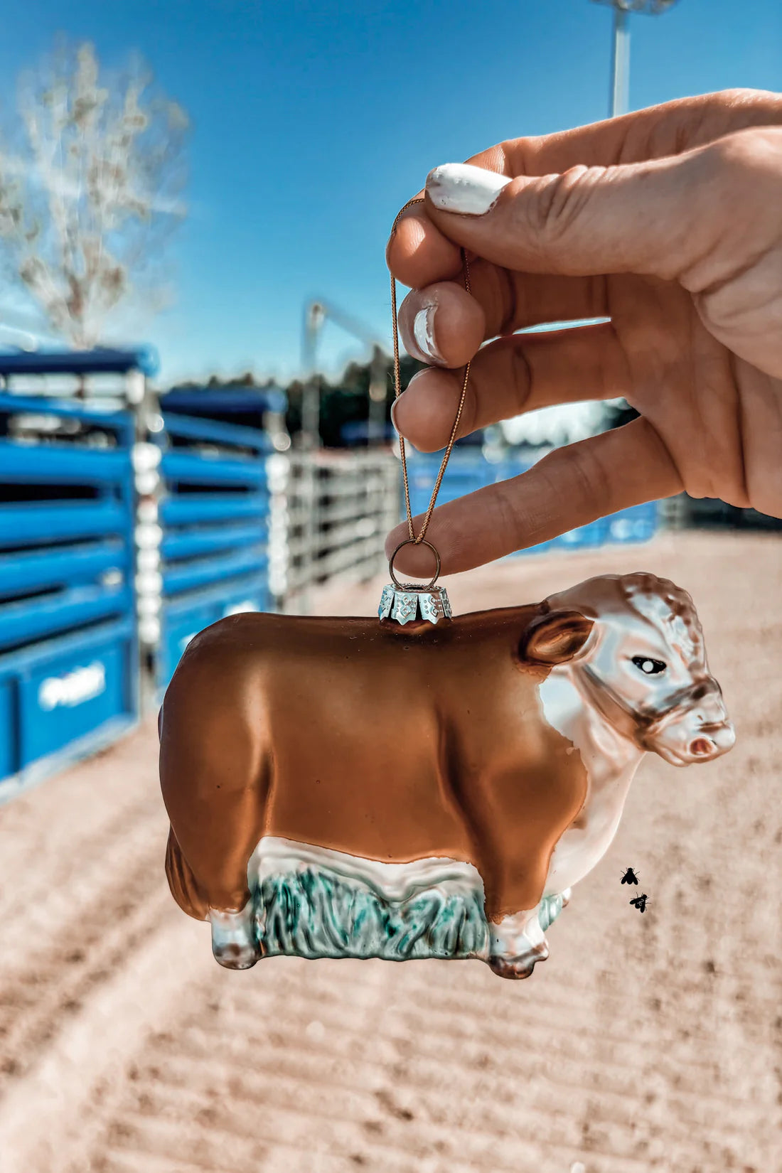 FLY HERD *HEREFORD ORNAMENT