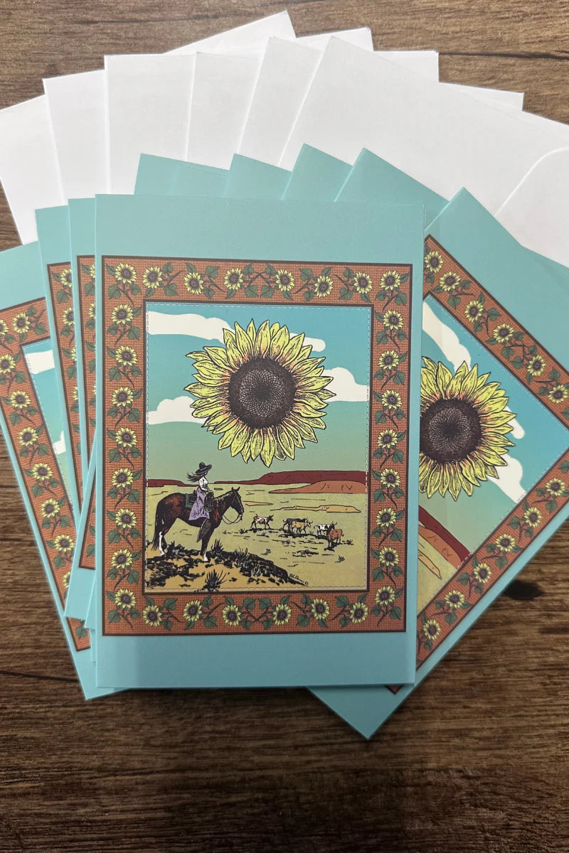 COWGIRL GRATITUDE CARDS (2 styles)