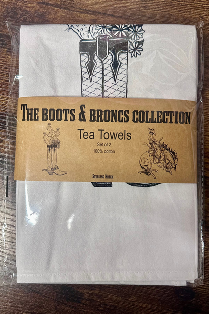 The Boots & Broncs Collection Tea Towels