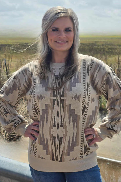 WYOMING AZTEC SWEATER