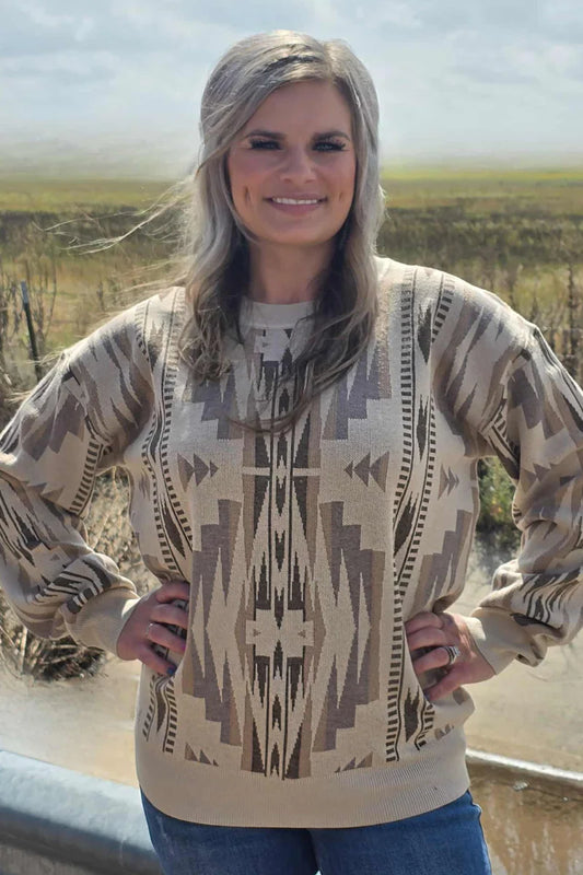 WYOMING AZTEC SWEATER